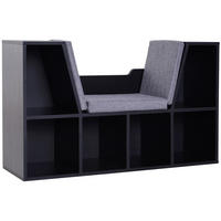BÜCHERREGAL 102/30/61 cm Schwarz - Brombeere, Karton (102/61/30cm)