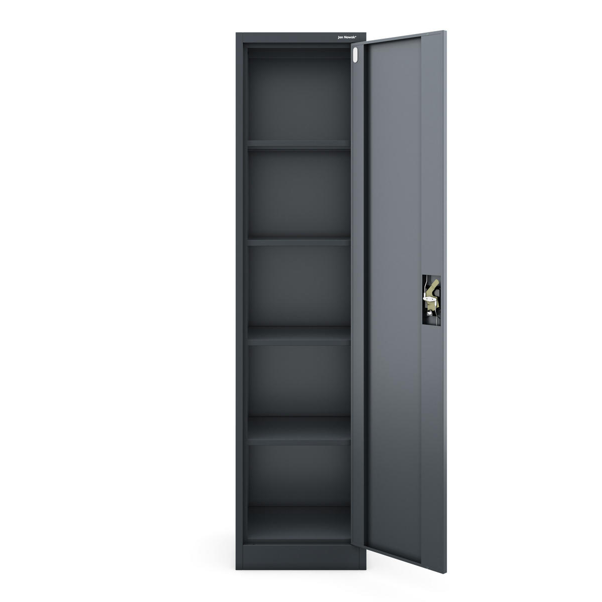 BÜRO Aktenschrank ALEX - Anthrazit, Metall (45/185/40cm) - Jan Nowak