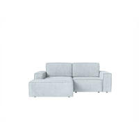 ECKSOFA KOKKO MINI mit Schlaffunktion, Hellgrau - Hellgrau, Textil (240/167cm) - Fedve