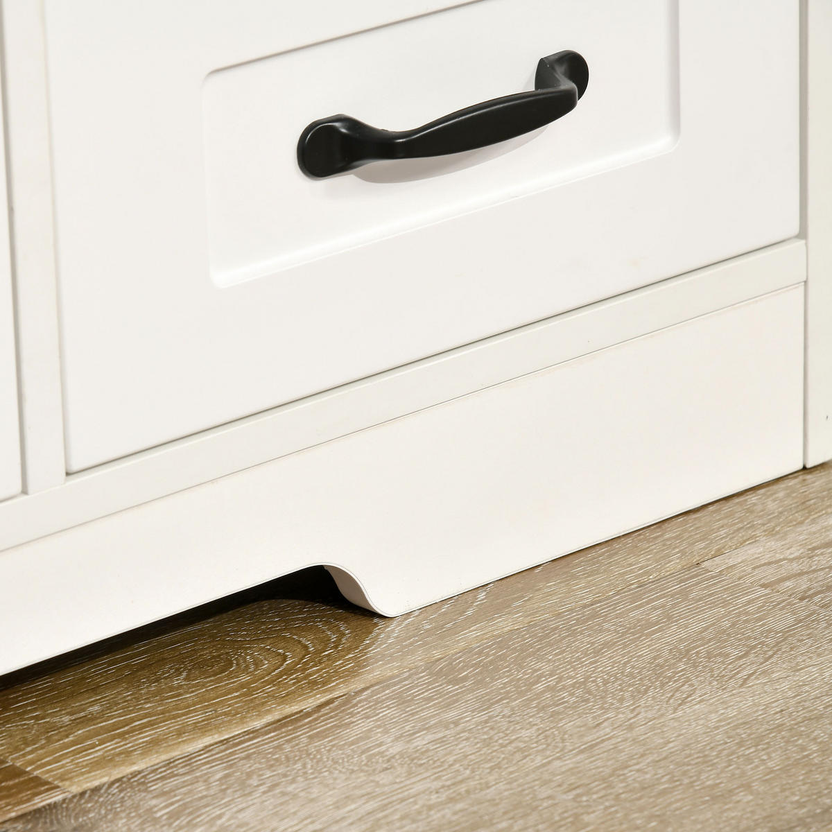 BEISTELLSCHRANK, Spanplatte, Weiß, 105 x 40 x 76 cm - Weiß, Holzwerkstoff (40/76/105cm) - HOMCOM