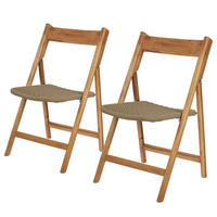 KLAPPSTUHL (2er-Set) Boho Garden - Braun, Holz (49/84/54cm) - Butlers