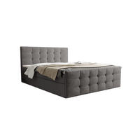 BOXBETT Coria III Grau 180x200 cm - Grau, Textil (180/200cm) - B&B Home
