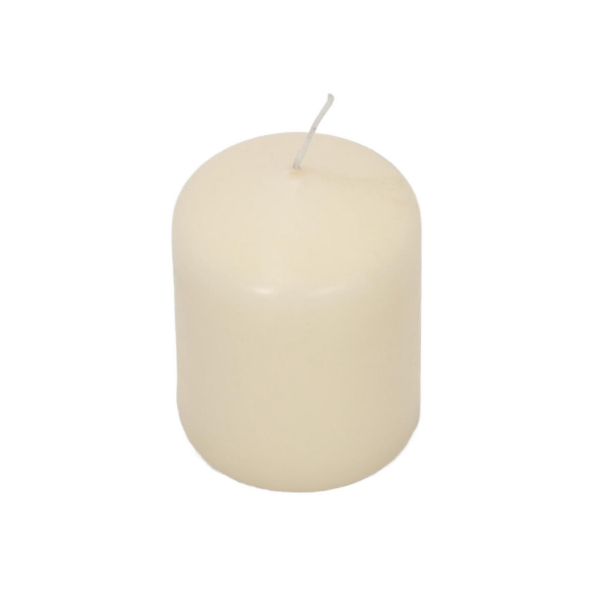 KERZE aus Paraffin 7/7/9,5 cm - Beige, Paraffin (7/9.5/7cm) - Home Styling Collection