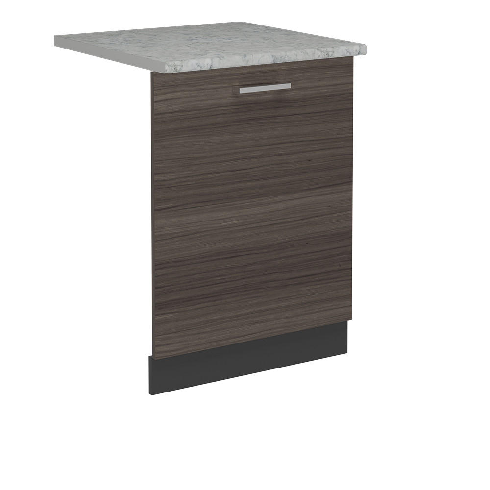 Vicco ČELNÍ PANEL MYČKY R-Line Ušlechtilá šedá 60 cm s pracovní deskou