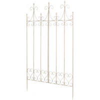 RANKGITTER Metall Antik-Creme - Creme, Metall (100/150/2cm) - CLP