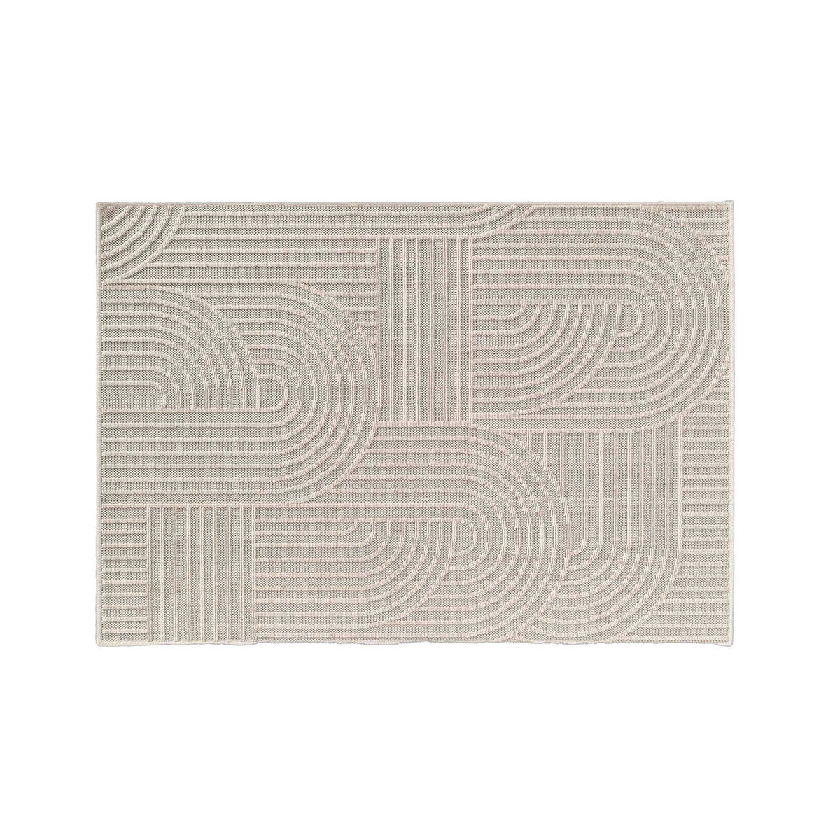 TEPPICH Ezio geflochten - Beige, Kunststoff (170/120cm) - Douceur d´intérieur