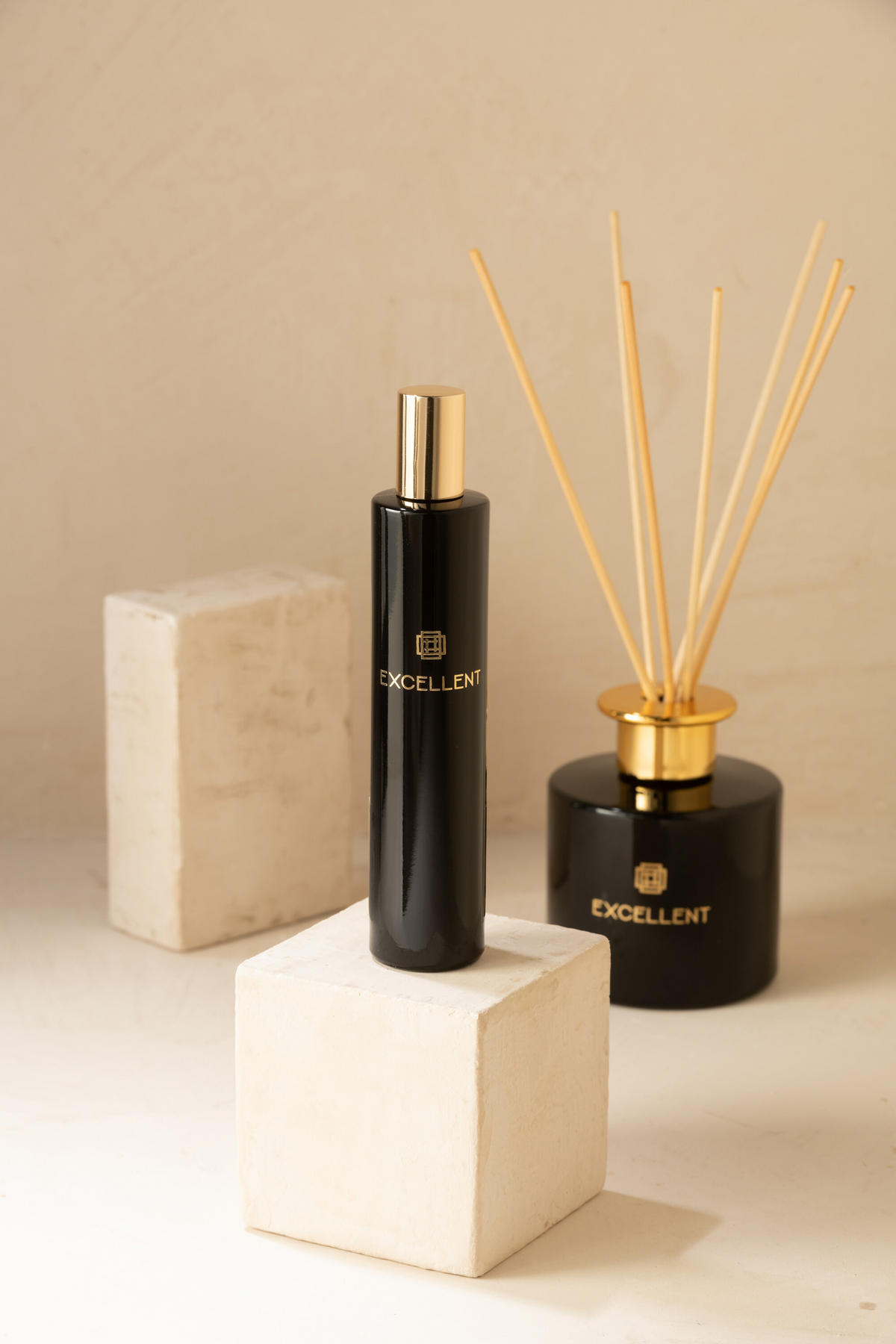 RAUMPARFUM SPRAY EXCELLENT - Glas - Schwarz - Schwarz, Glas (3/16/3cm) - J-Line