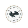 WANDUHR Open Gear Gelb 40/5.66/40 cm - Gelb, Kunststoff (5.66/40/40cm) - Karlsson