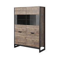 VITRINE in Eichefarben - Eichefarben, Holzwerkstoff (108.6/150/39.6cm) - MASSENO