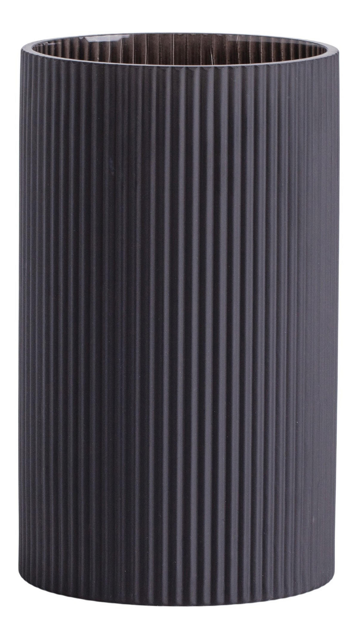 VASE Veer - Schwarz, Glas (25cm) - home&you