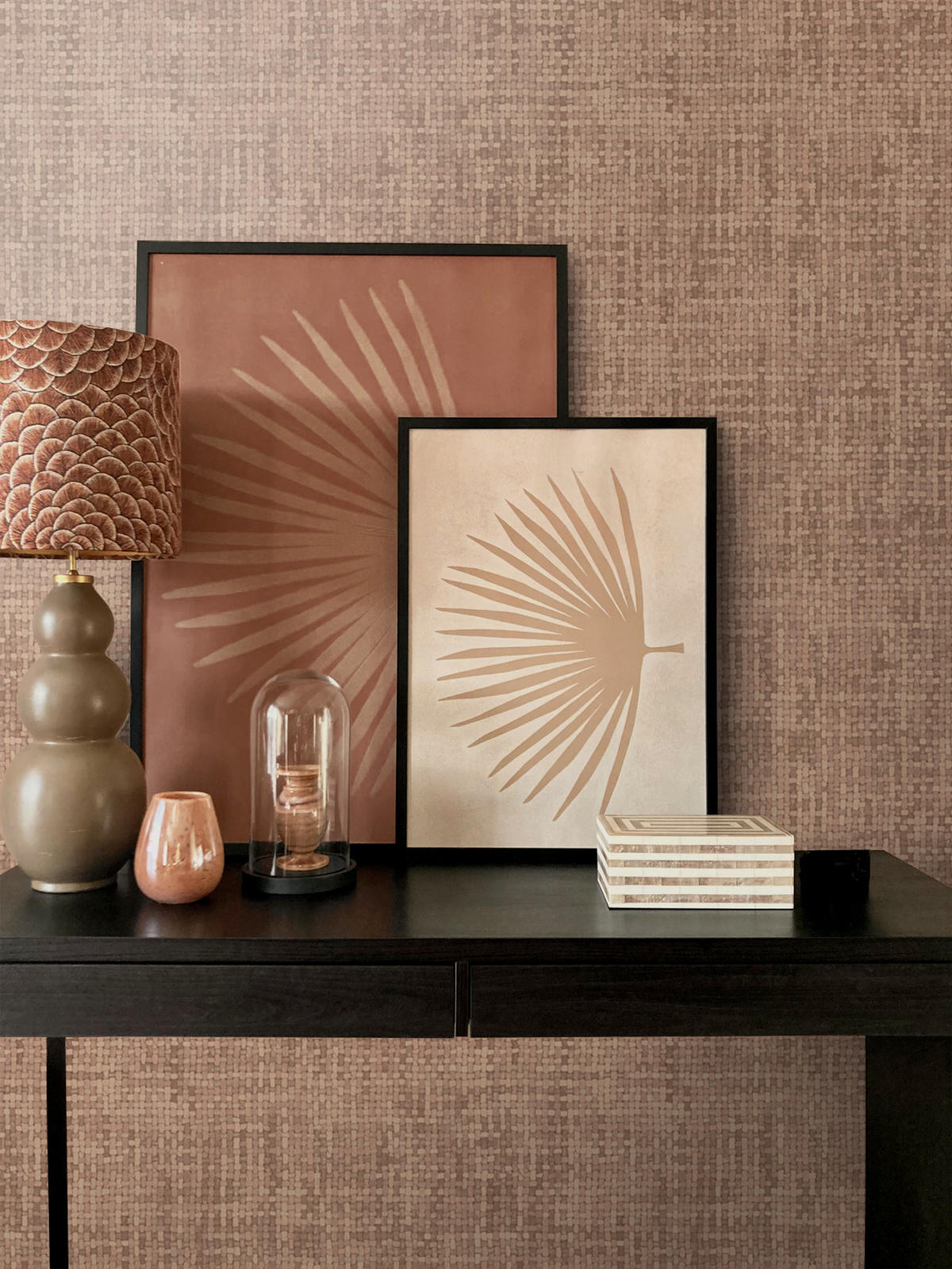 TAPETE Leinen-Optik 50 x 900 cm - Braun, Papier (50/900cm) - Origin Wallcoverings