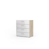 KOMMODE Eiche Dekor - Eichefarben, Holzwerkstoff (80/68/40cm) - ebuy24