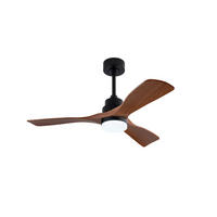 DECKENVENTILATOR DE-16256 42 Zoll Bauernhaus-Stil mit Fernbedienung Walnuss - Walnussfarben, Kunststoff (107/107/34cm) - ComfortXL