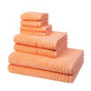 FROTTIERSET Vienna Style Supersoft 8-teilig - Currygelb, Textil (50/100cm) - Vossen
