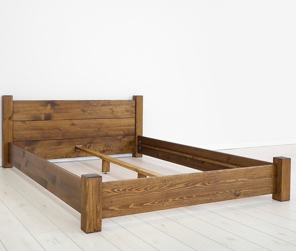 BETT aus Massivholz Rustyk Ostrowit II 180x200 - Dunkelbraun, Holz/Holzwerkstoff (180/200cm) - Seart