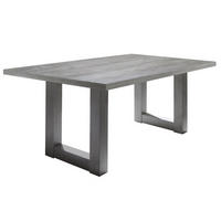 ESSZIMMERTISCH Eila 4 180 x 90 x 75 Esstisch Graphit/Beton - Hellgrau, Holz (180/90/75cm) - 58aufmkessel