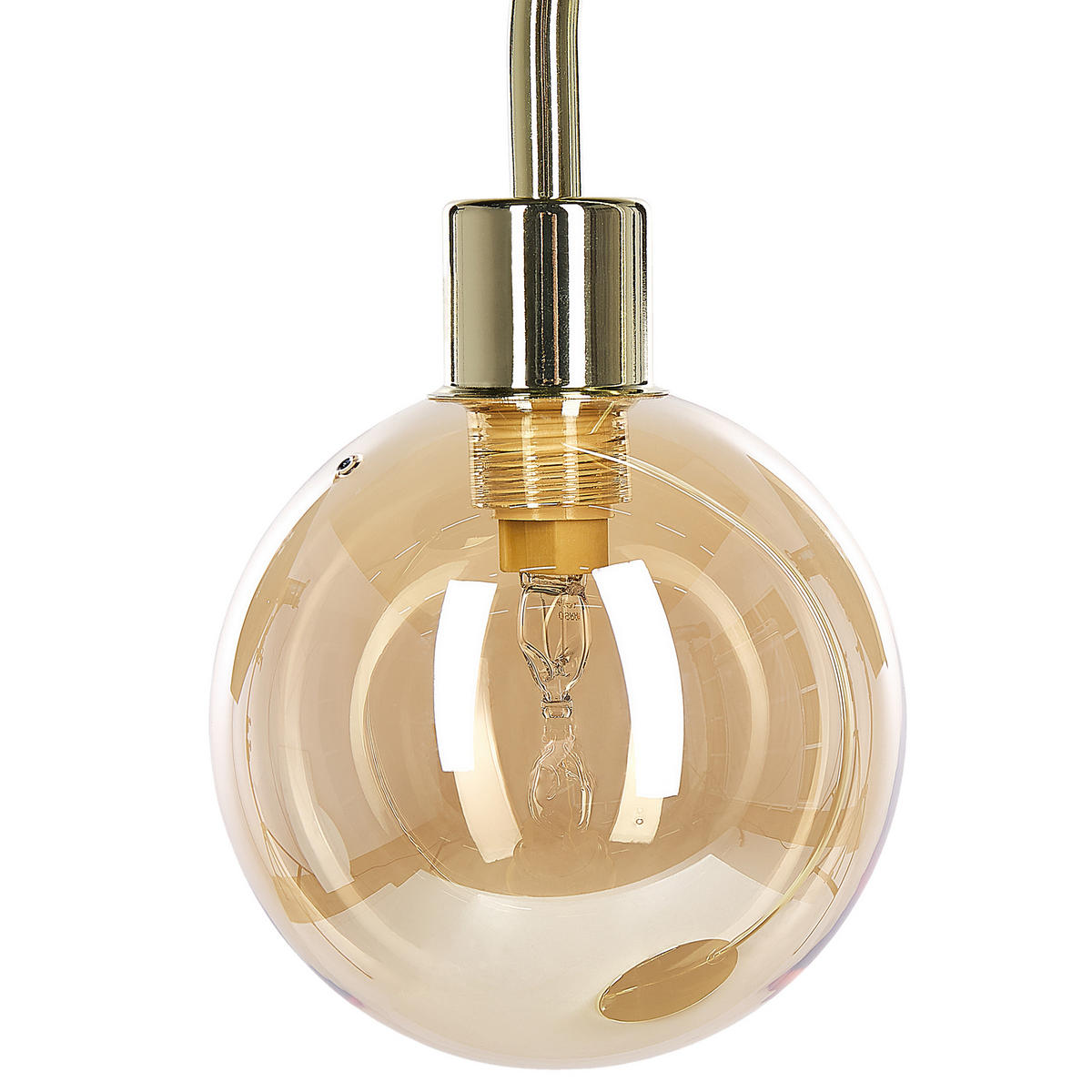 TISCHLAMPE Ramis 13/13/41 cm - Goldfarben, Metall (13/13/41cm) - Beliani