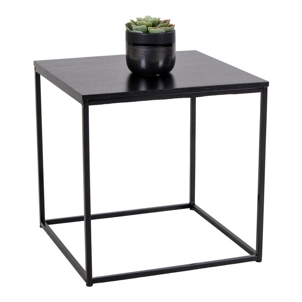 COUCHTISCH schwarz - Schwarz, Holzwerkstoff (45/45/45cm) - ebuy24