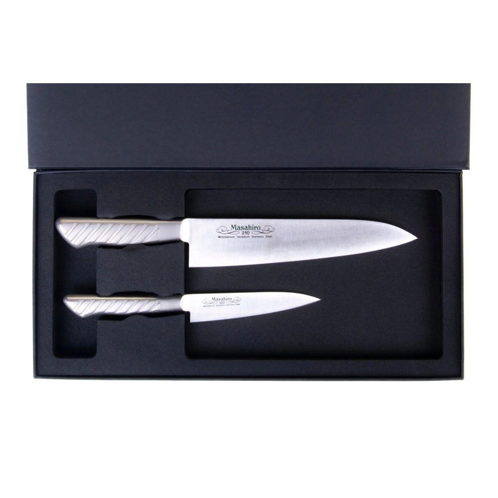 MESSERSET Silber 42/10/42 cm 1361102BBOMC - Silberfarben, Metall - Masahiro 