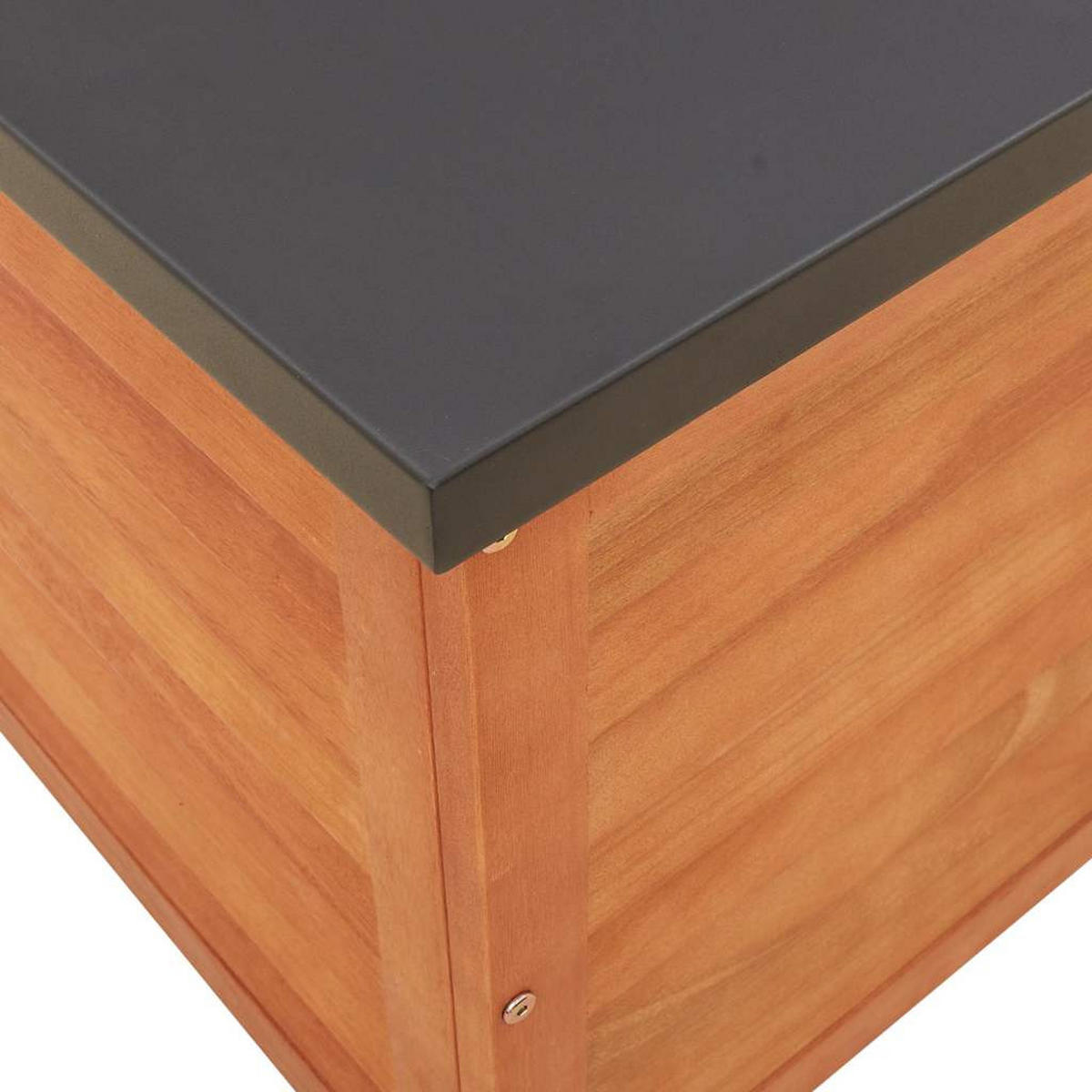 GARTENBOX 90/48/55 Cm Massivholz Eukalyptus - Braun, Holz (48/55/90cm) - vidaXL