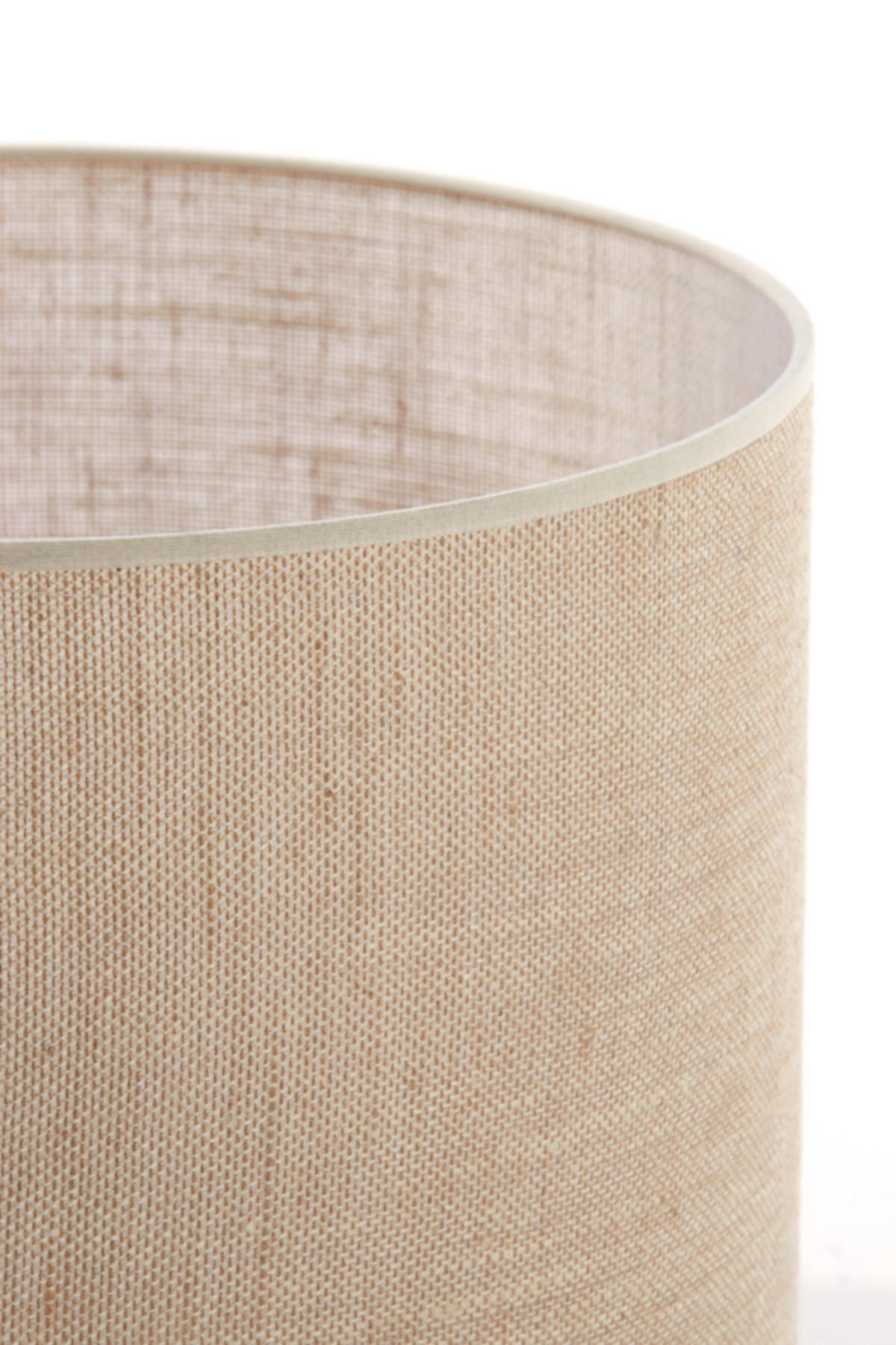 LAMPENSCHIRM Sendai Braun Ø40/30 cm - Braun, Textil (40/40/30cm) - Light & Living