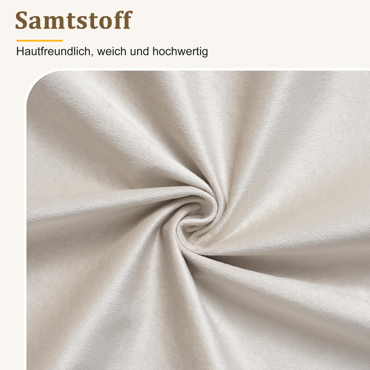 KINDERBETT 90/200 cm in Beige mit Bettkasten Samt - Beige/Schwarz, Holzwerkstoff/Textil (90/200cm) - STILVORA