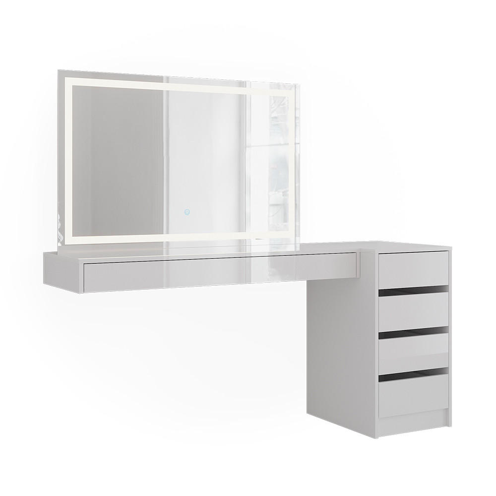 TOALETNÍ STOLEK Sherry Bílá - bílá, kompozitní dřevo (120/12/40.1cm) - Vicco