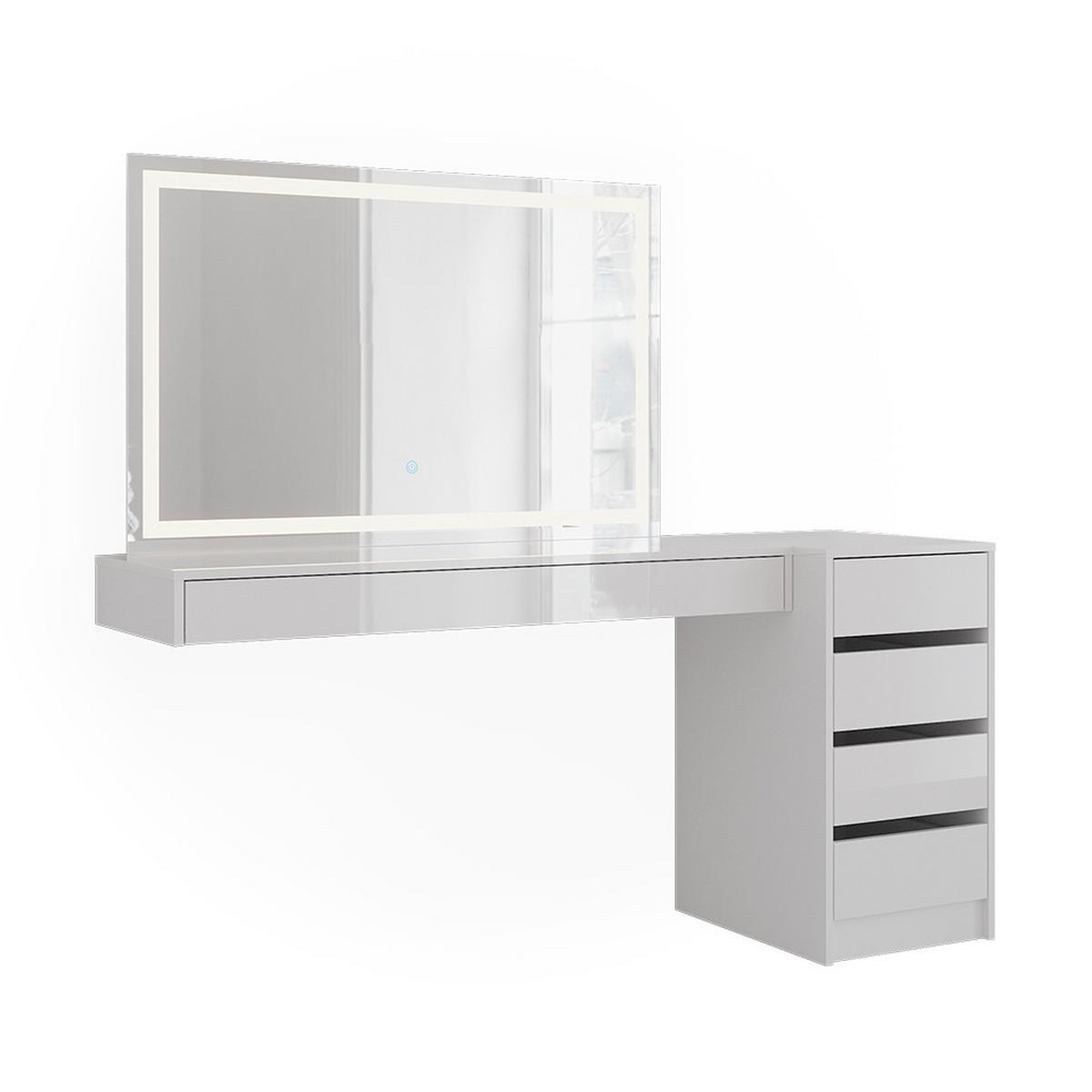 TOALETNÍ STOLEK Sherry Bílá - bílá, kompozitní dřevo (120/12/40.1cm) - Vicco