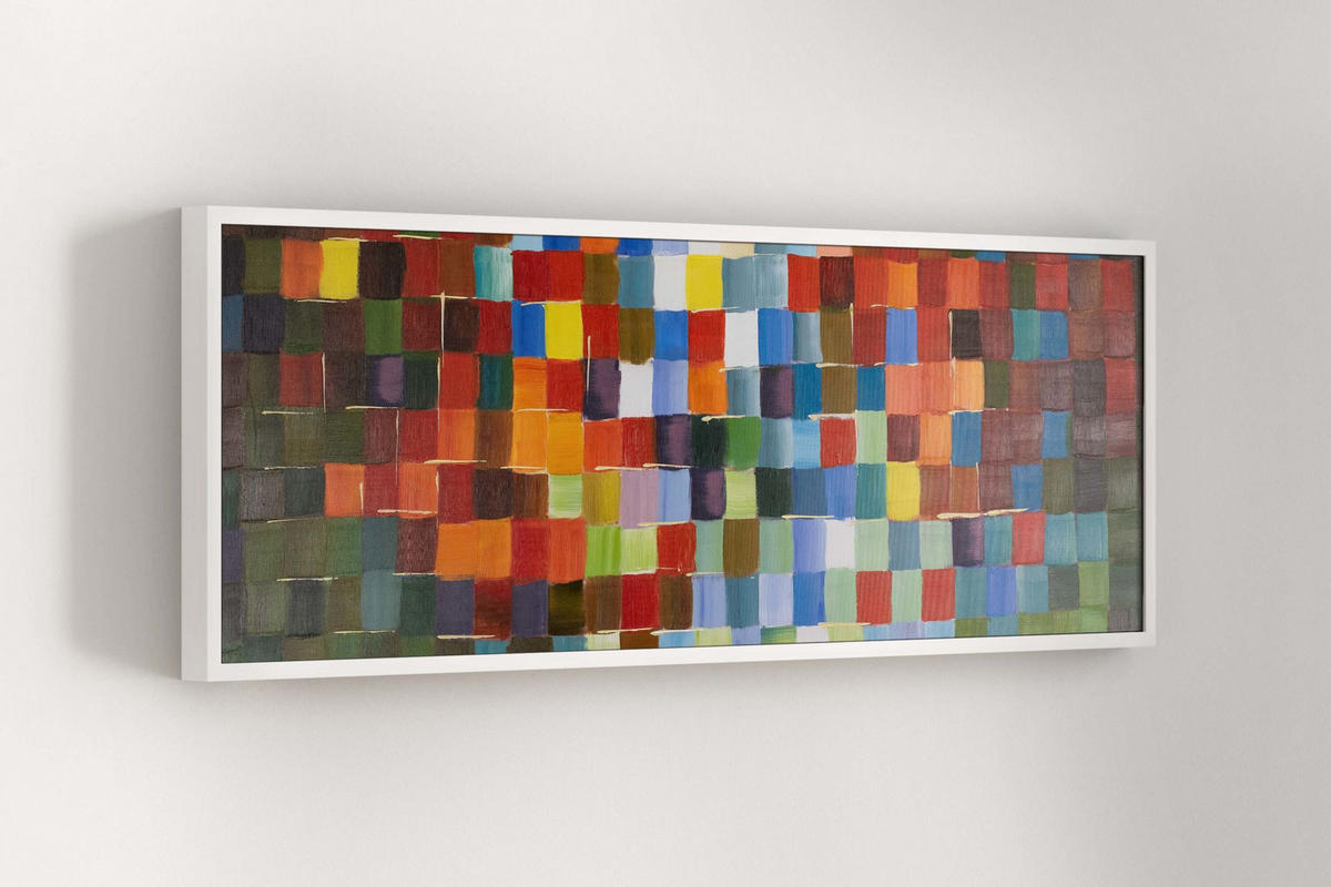 ÖLGEMÄLDE 50/150 cm - Multicolor, Holz/Textil (50/150cm) - KUNSTLOFT