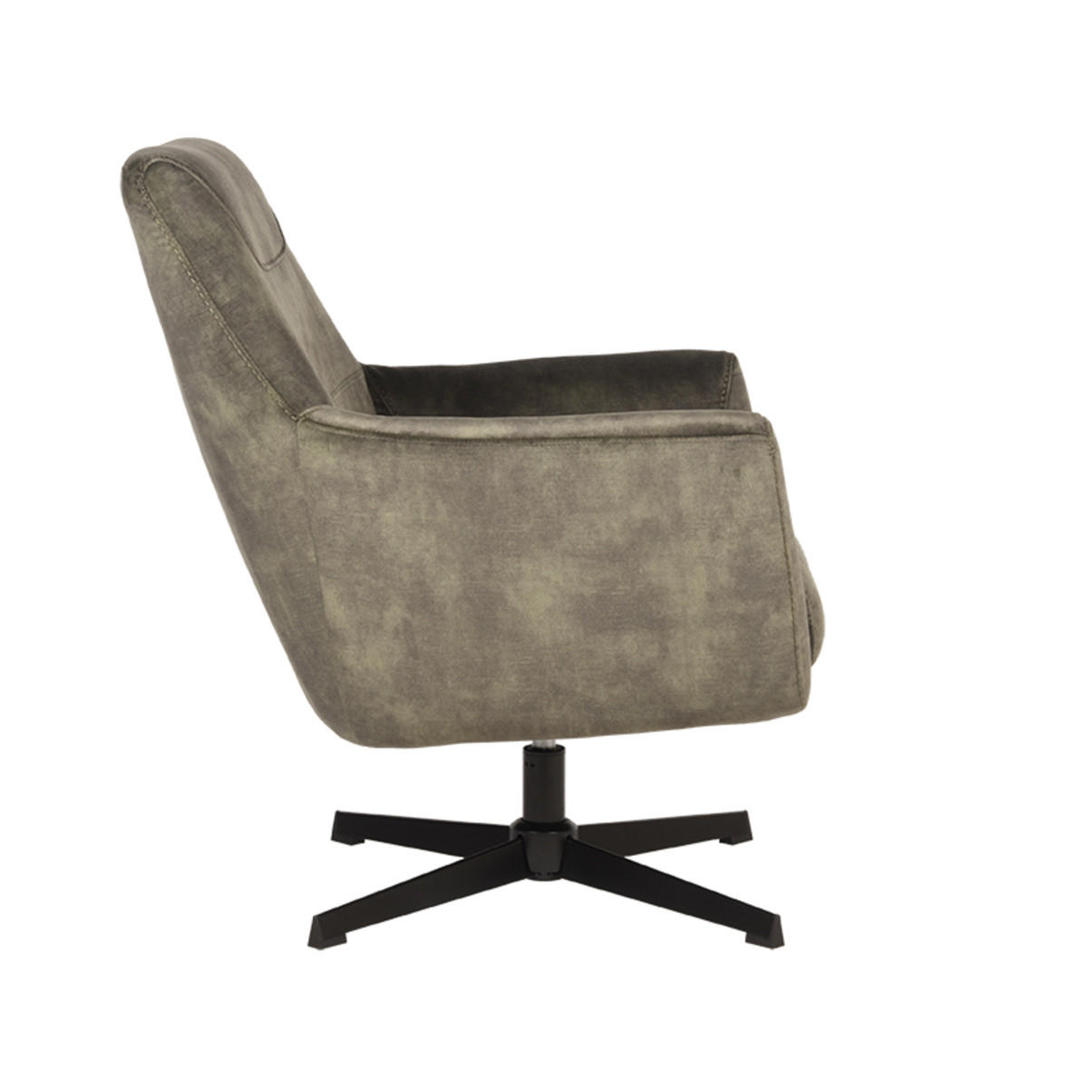 SESSEL Toby Grau 80/75/85 cm - Grau, Textil (75/85/80cm) - LABEL51