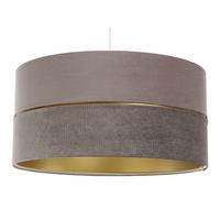 HÄNGELEUCHTE Gold 50/25 cm - Goldfarben/Braun, Kunststoff (50/0.8/25cm) - ONZENO