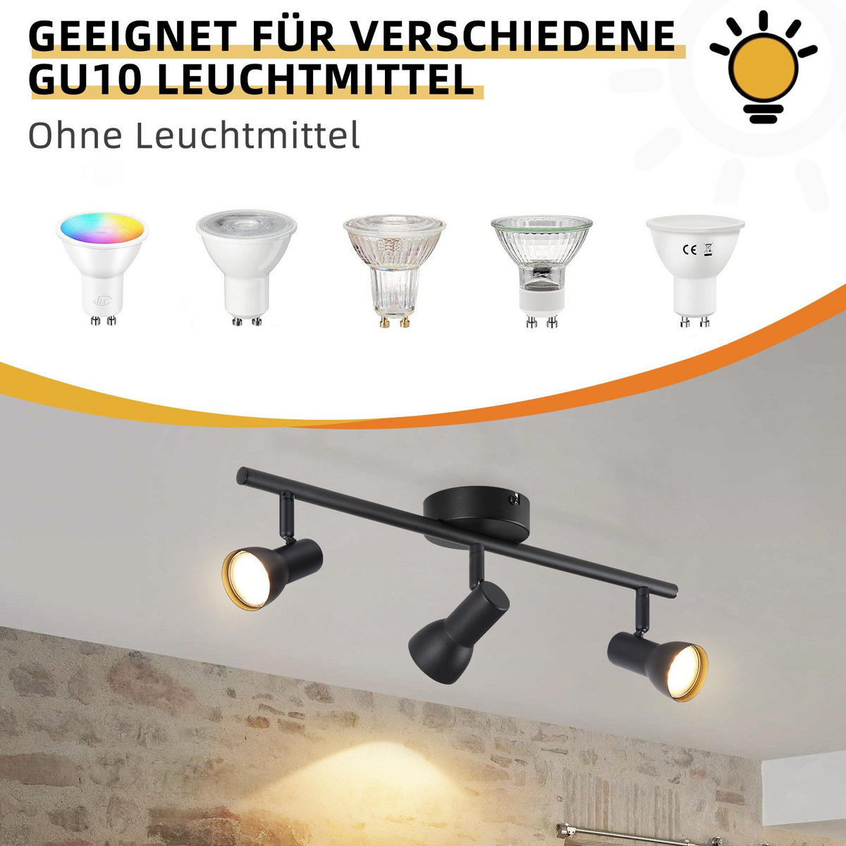 DECKENLEUCHTE Maier 42.5/8/15.5cm - Schwarz, Metall (42.5/8/15.5cm) - Nettlife
