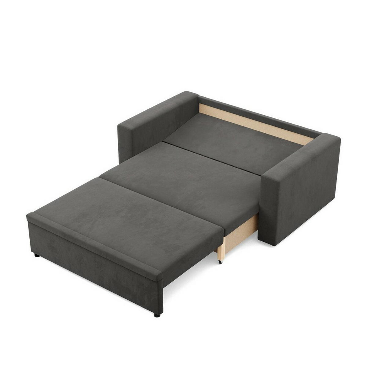 SOFA Neo mit gerader Armlehnen grau - Grau, Textil (148/90/87cm) - SIMKAM Furniture