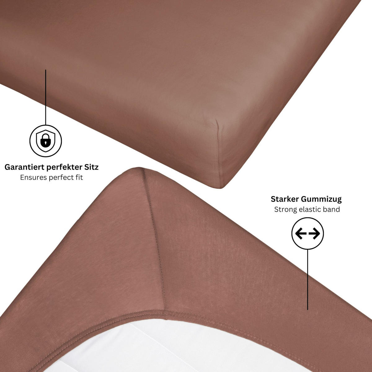 NAPÍNACIE prestieradlo FLAT - biela, textil (200/200cm) - Schöner Wohnen
