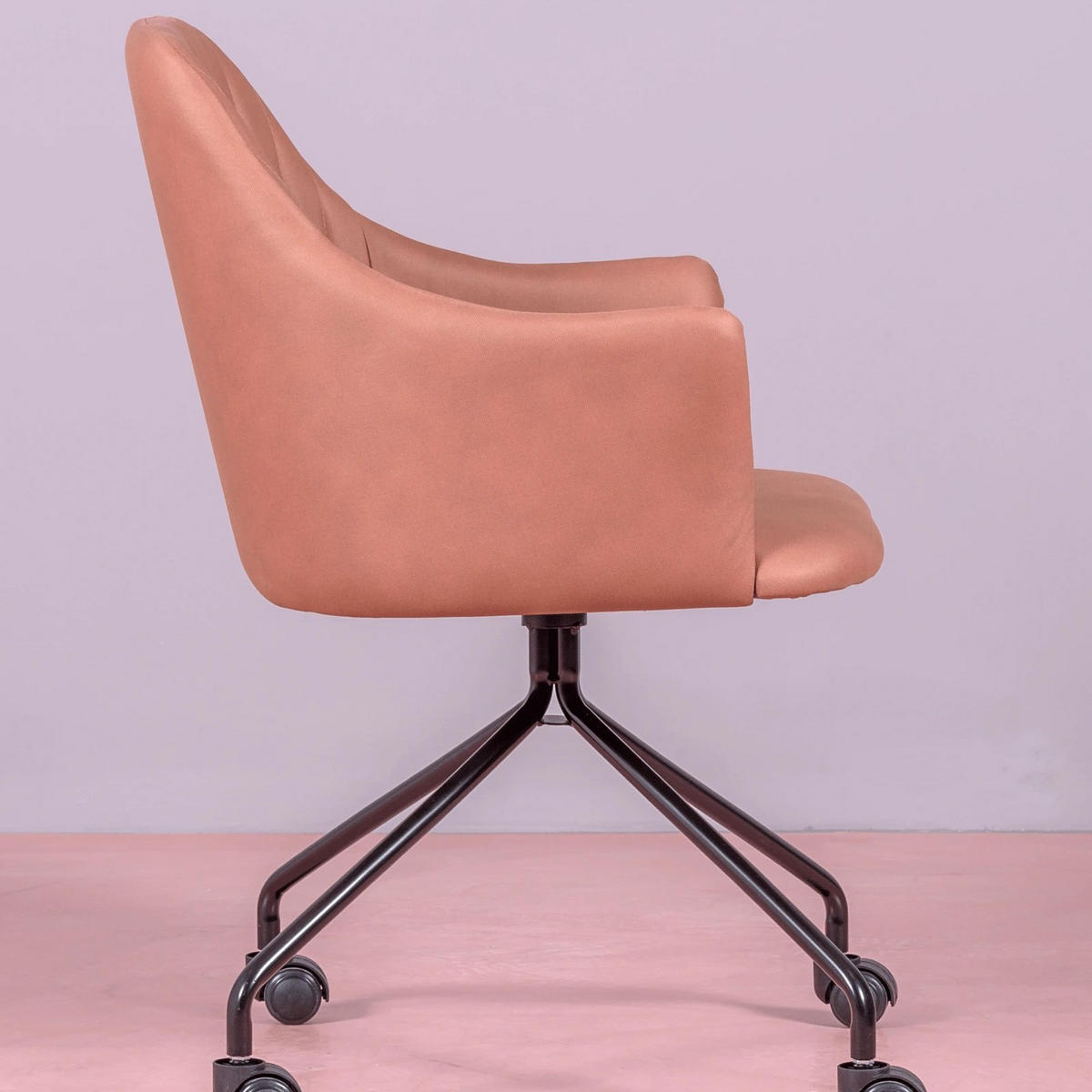BÜROSTUHL Textil Orange - Orange, Textil (58/82/55cm) - Nest Dream