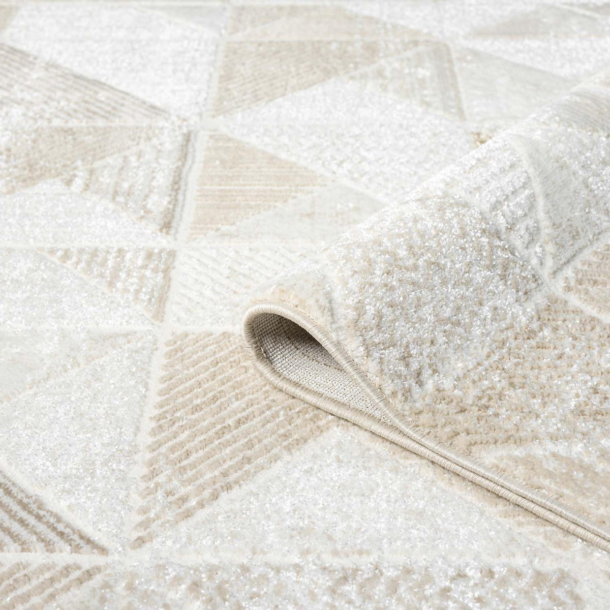 KURZFLOR-TEPPICH Antik 231 Creme 120x170 cm - Creme, Textil (120/170cm) - carpet city