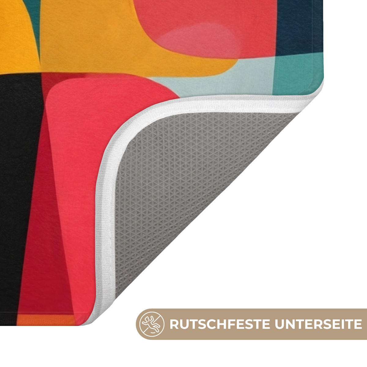 WC PŘEDLOŽKA Tvary - barevné - abstraktní - letadla 40x60 cm - různobarevná, textil/plast (40/1cm) - OnlyWow