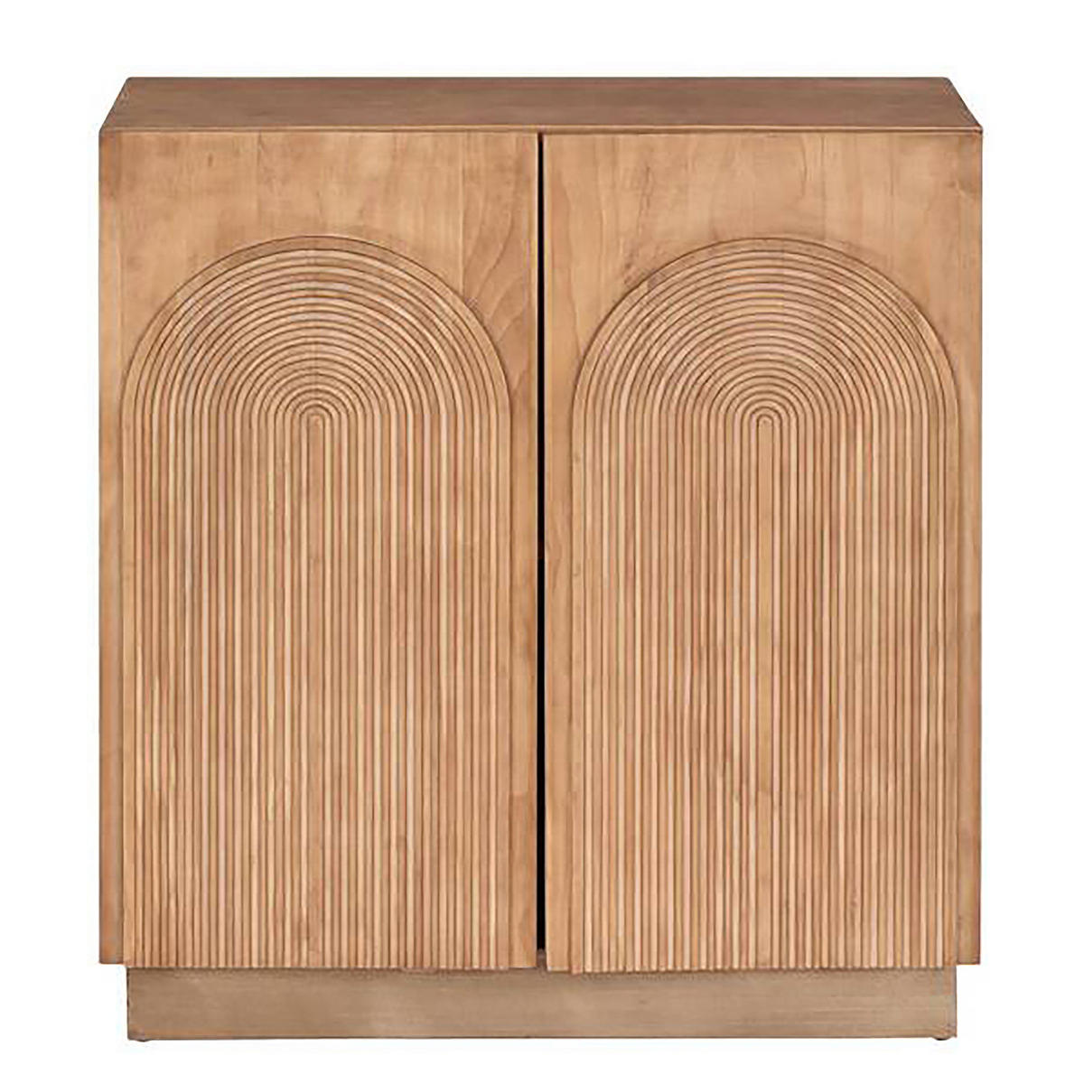 FURNIERTE KOMMODE - MDF - Kieferfarben, Holzwerkstoff (80/88/31cm) - home24