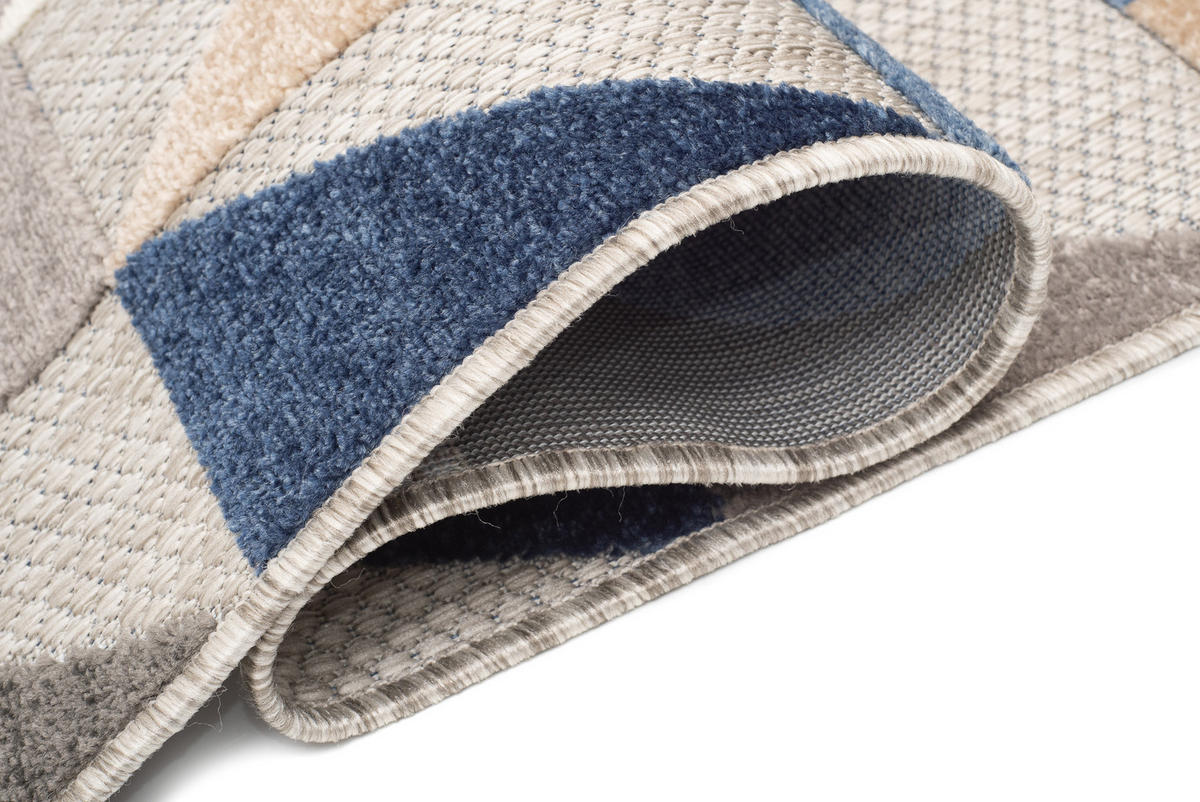 TEPPICH PATIO Grau 120/170 cm - Grau, Kunststoff (120/170cm) - Tapiso