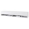 TV-LOWBOARD A180 MDF - Alufarben/Weiß, Holzwerkstoff/Kunststoff (180/30/33cm) - MIRJAN24