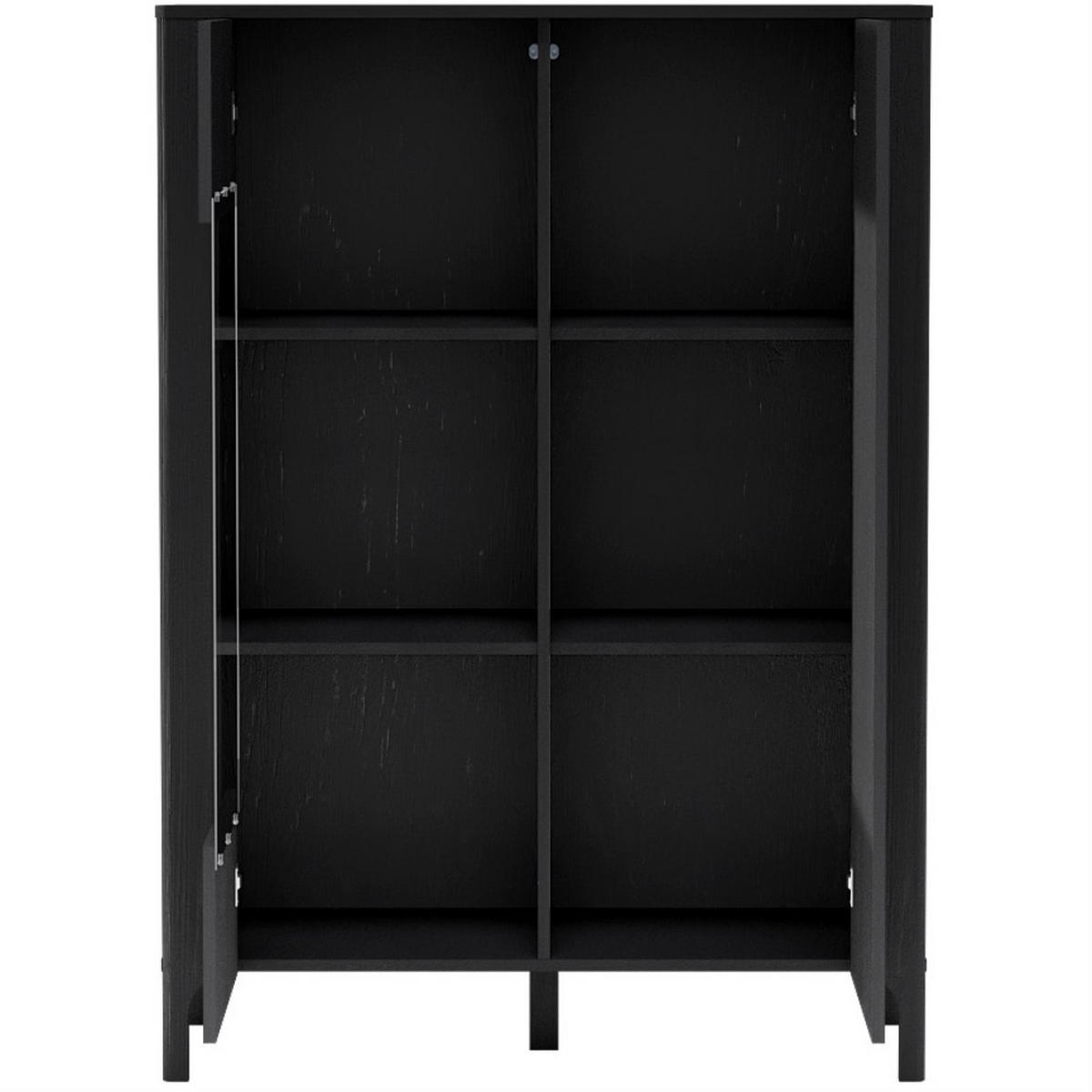 VITRINE Lume mit 2 Glastüren, 100 cm, kaschmir - Kaschmir, Holzwerkstoff (103/145/40.5cm) - Beautysofa