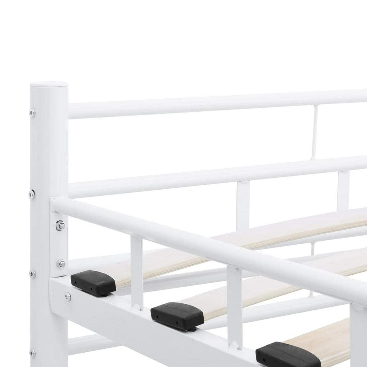 METALLBETT Hood 207/210 cm - Weiß, Metall (200/200cm) - Nettlife