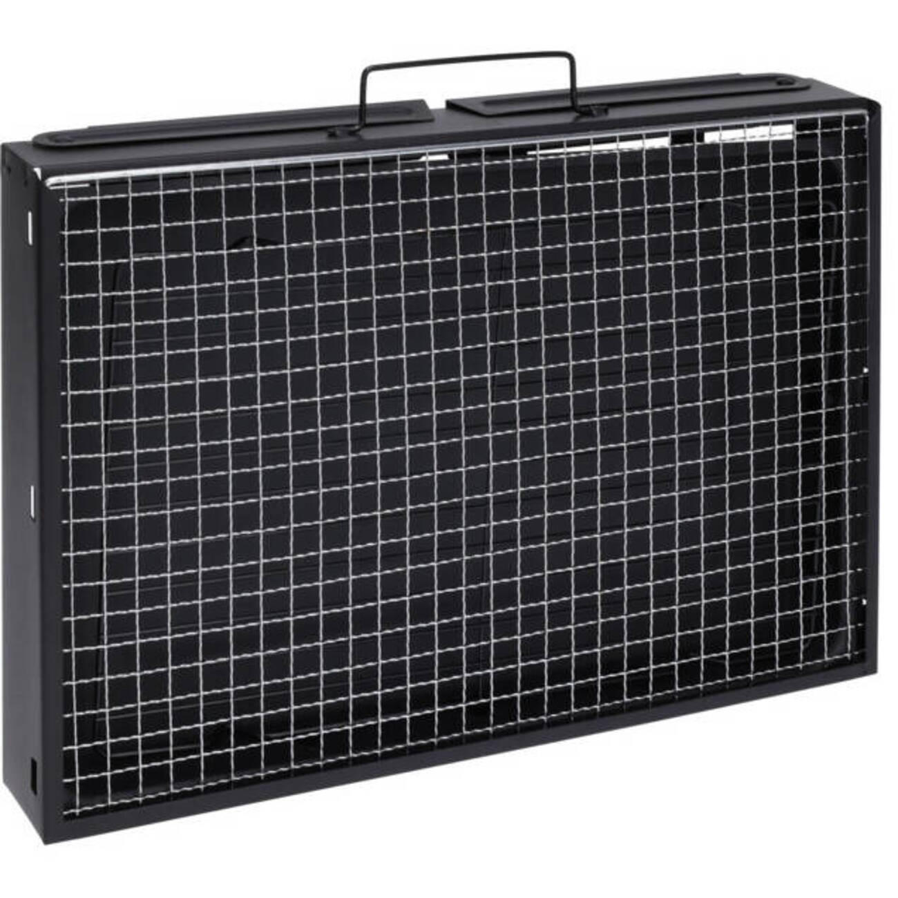 HOLZKOHLEGRILL - Schwarz, Metall (29/23.5/43cm)