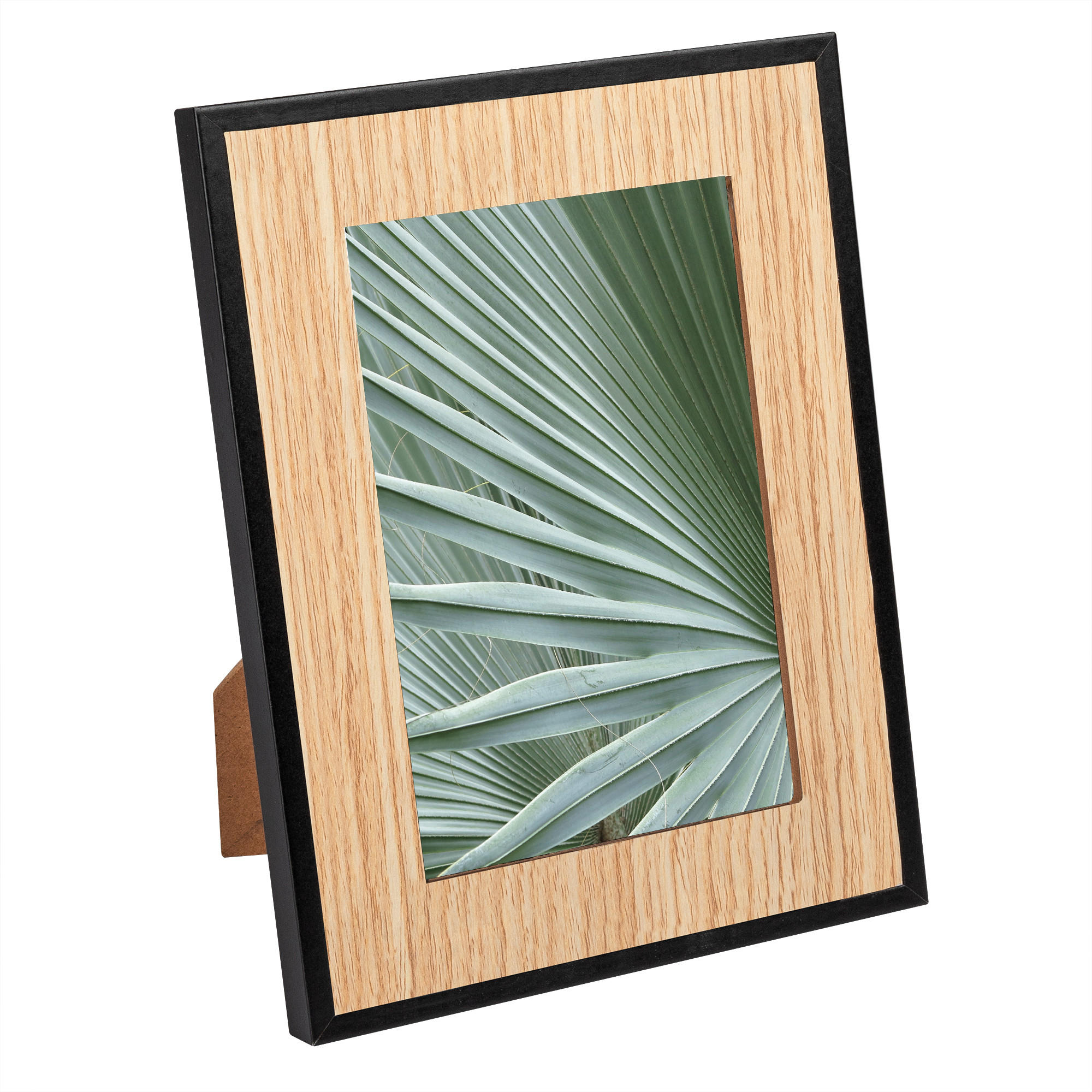 BILDERRAHMEN Good Portraitrahmen, 13x18 cm natur/schwarz - Schwarz, Holzwerkstoff (19.8/24.8/1.7cm) - walther design