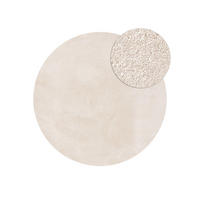 TEPPICH Nina waschbar ø 150 cm rund - Creme, Kunststoff (150/150cm) - benuta Nest