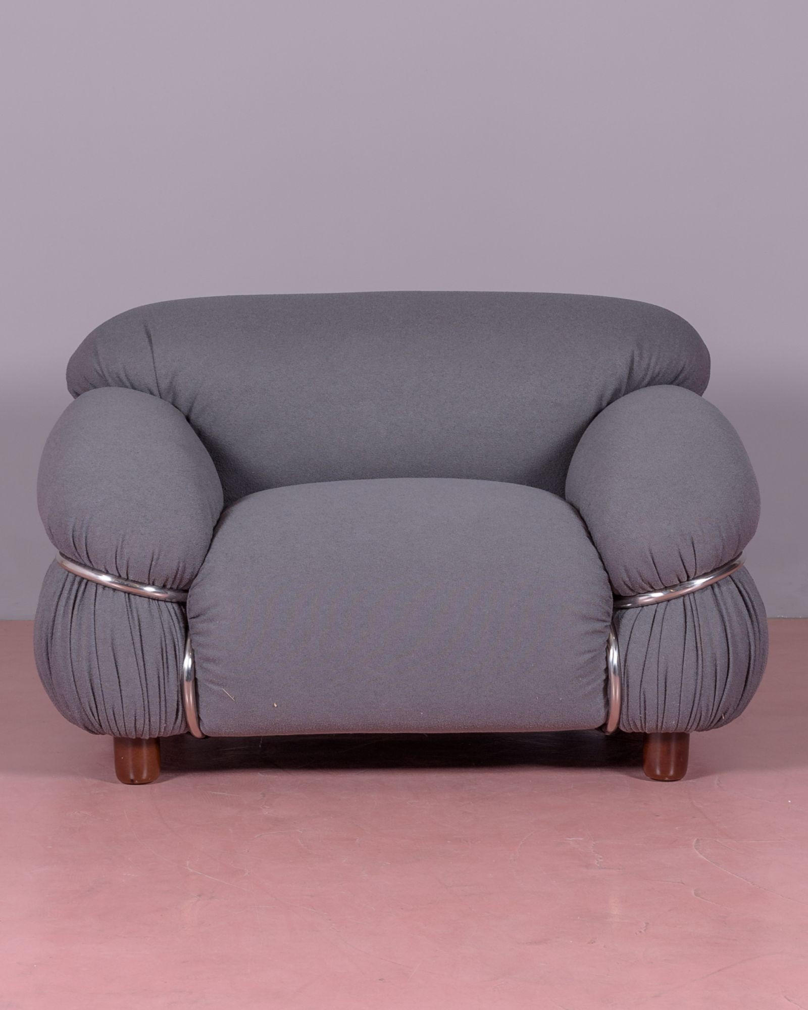 Thumbnail - Nest Dream Einsitzer-Sofa, Grau, Textil, 1-Sitzer, 108x63x96 cm, Wohnzimmer, Sessel, Polstersessel