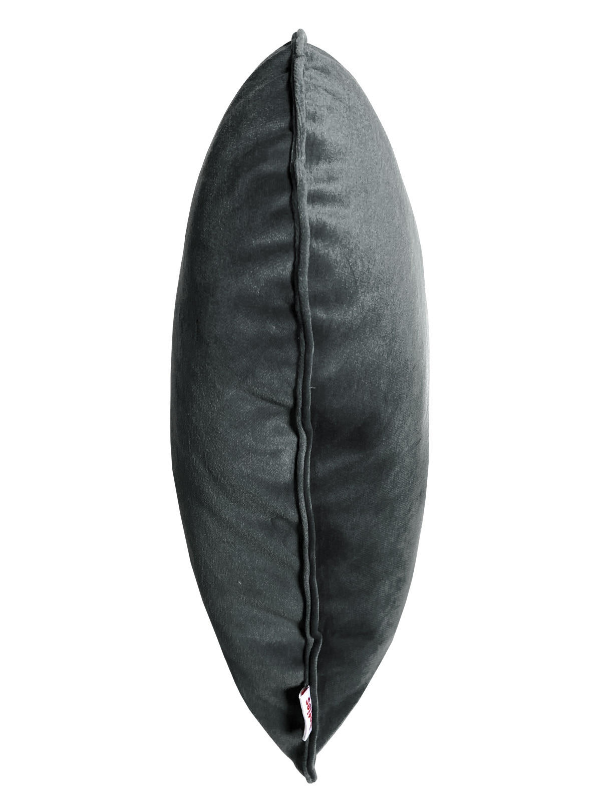 HERZKISSEN Samt&Sonders stein-grau 35x32 cm - Grau, Textil (34/32cm) - beties Heimtextil