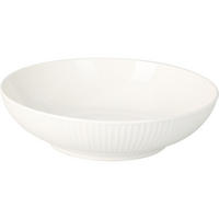 TELLER aus New Bone Porzellan Weiß 20/20/5,8 cm - Weiß, Keramik (20cm) - Siaki