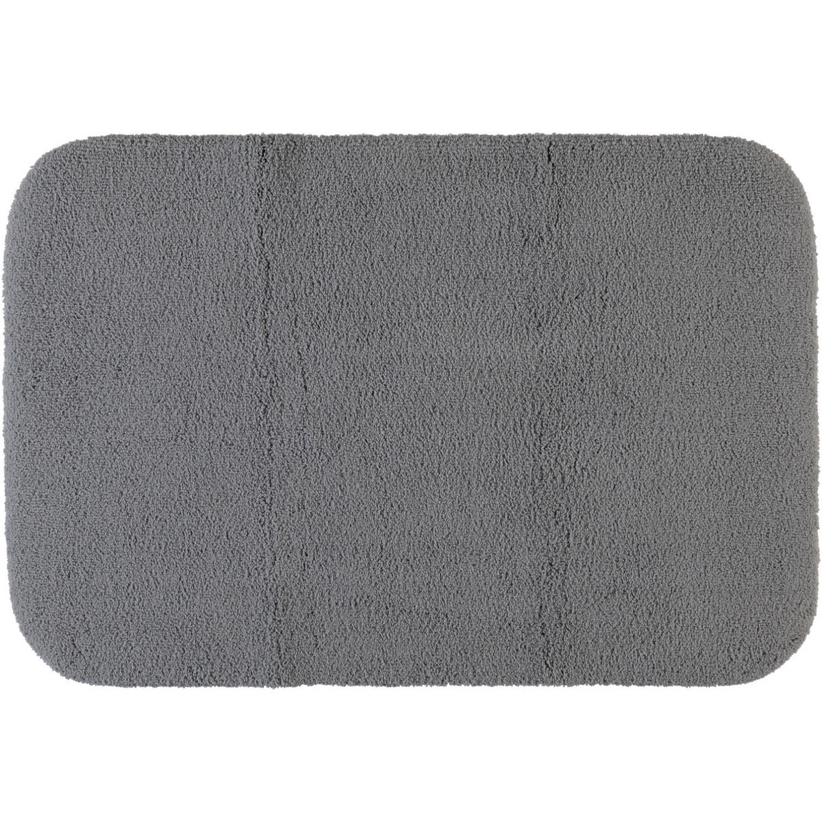 BADTEPPICHE ASPECT KIESEL - 85 - Grau, Textil (80/160cm) - Rhomtuft