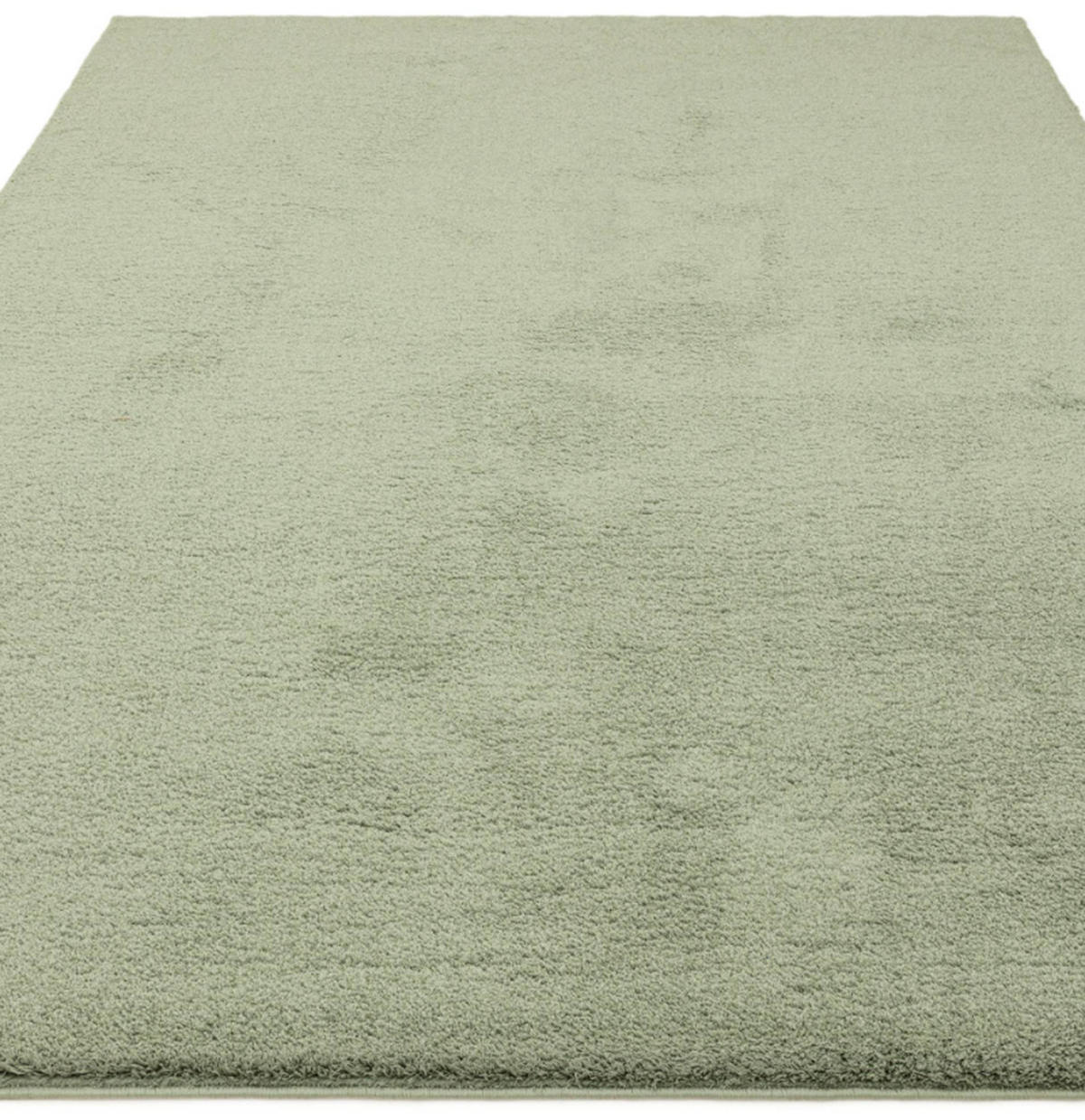 TEPPICH Wohn-/Schlafzimmer Langflor MOCO Grün 80x150 cm - Grün, Textil (80/150cm) - Novatrend